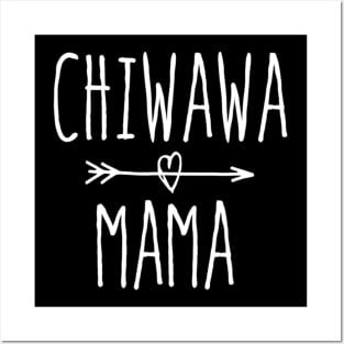 Chiwawa Mama Love Heart Posters and Art